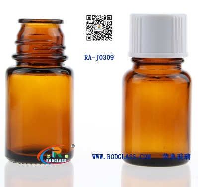 30ml amber sample glass bottle