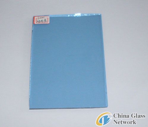 light blue flat glass