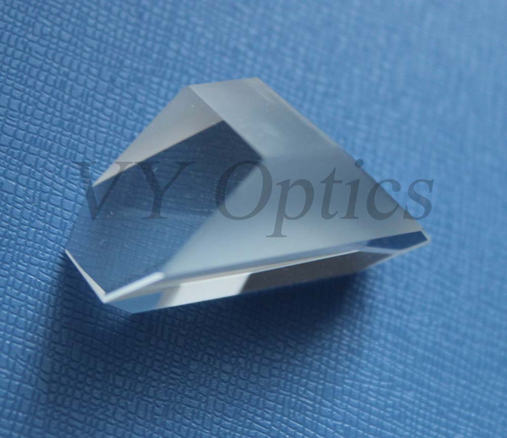 UV grade fused silica optical Amici-roof prism