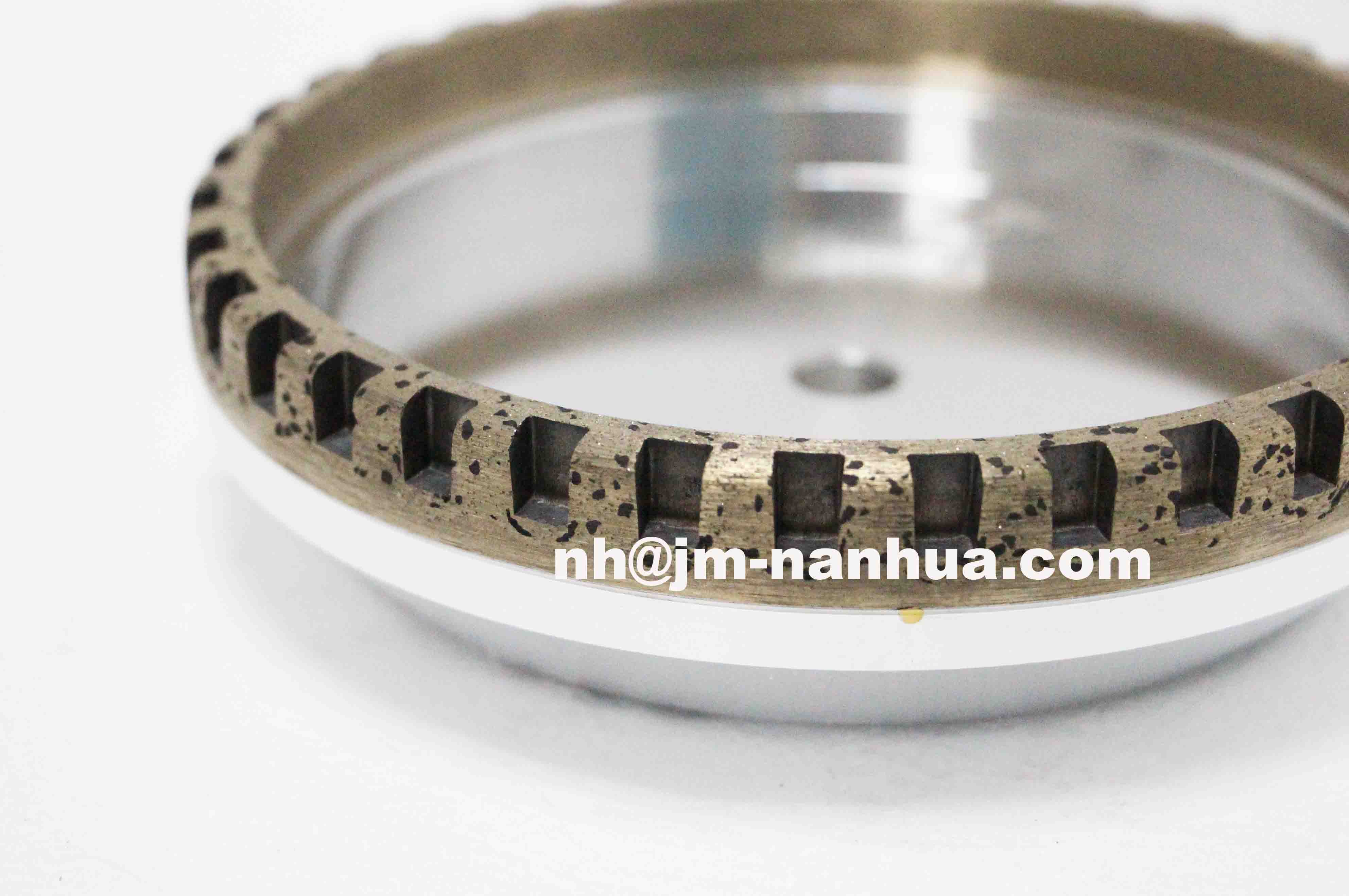 half segmented diamond wheel for beveling machine