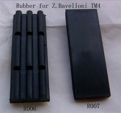 rubber for Bavelloni TM4