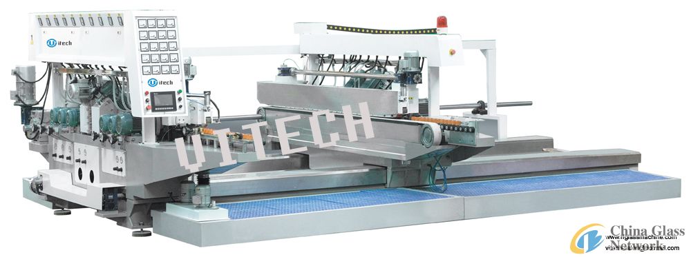 Glass double edging machine