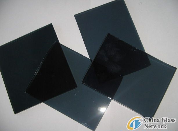 dark grey float glass