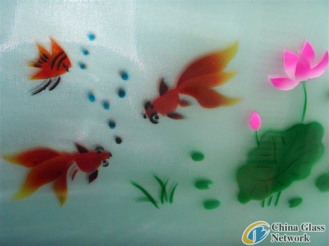 silk screen printing art glass