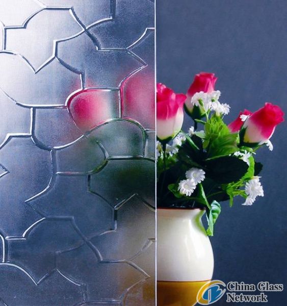 3mm Clear Pattern Glass for Decoration