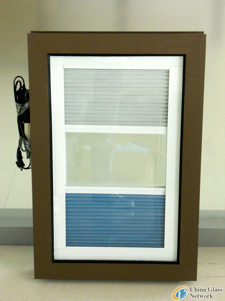 IGU with electric blind inside for the skylight