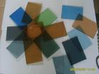 colorful sheet glass