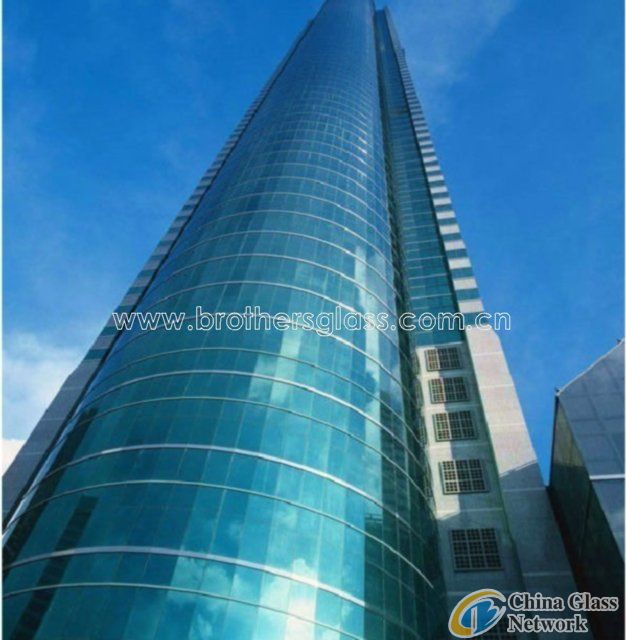 Low Emissivity Coated Curtain Wall Glass