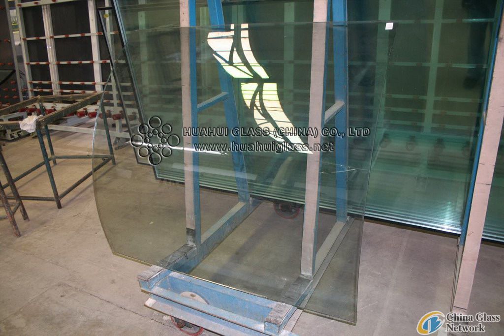 5mm bent tempered glass