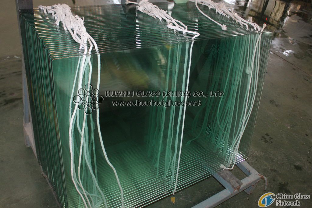 2-19mm toughened safety glass