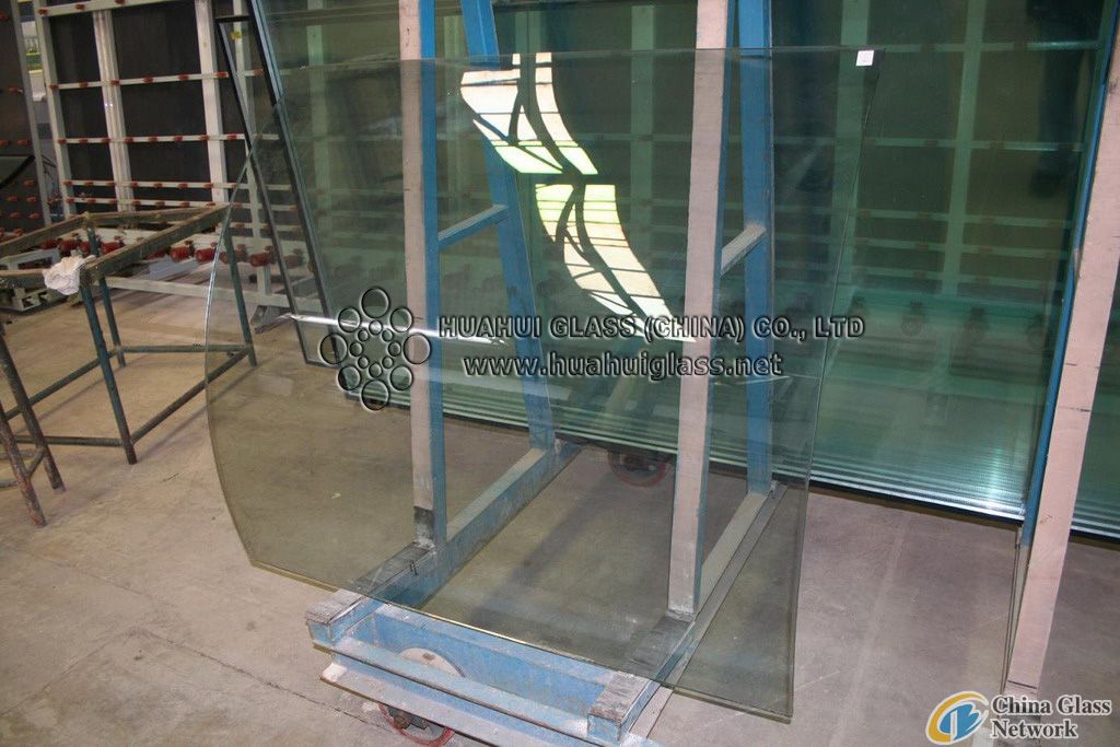 6mm curved toughened glass