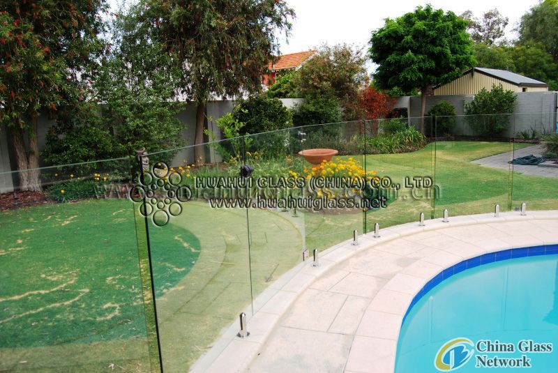 12mm frameless fence