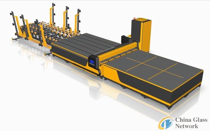 EG-CM3725 shaped glass cutting machine(two sides with one station)