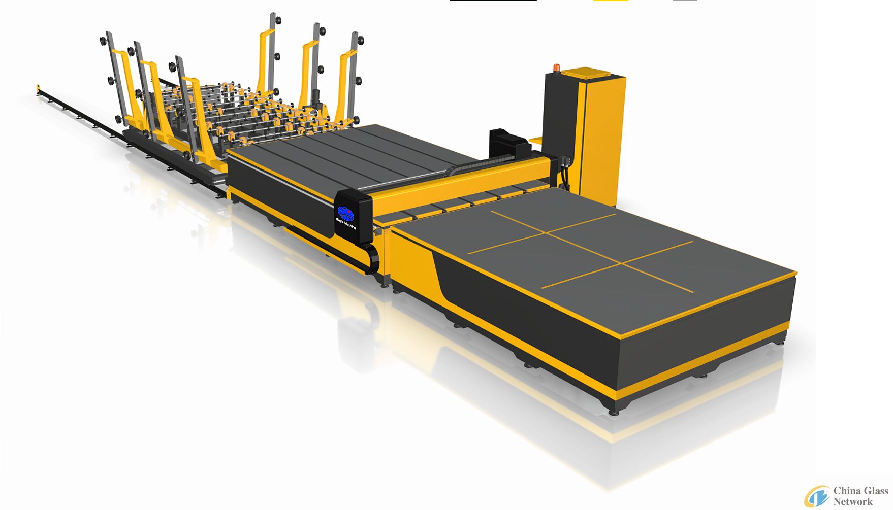 EG-CM3020 shaped glass cutting machine（two sides with two stations)