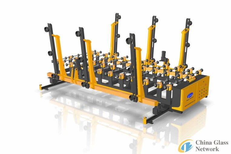 EG-CM3725 auto glass loading table(two sides with one station)