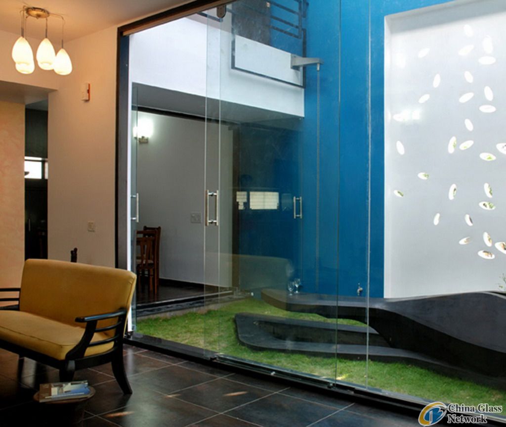 6mm room glass door