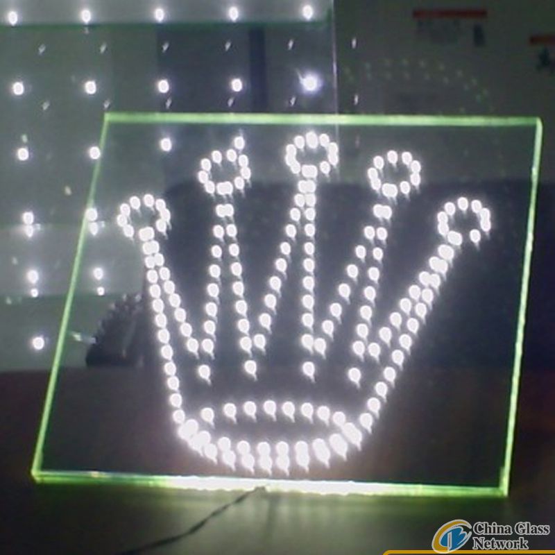 LED glass panel