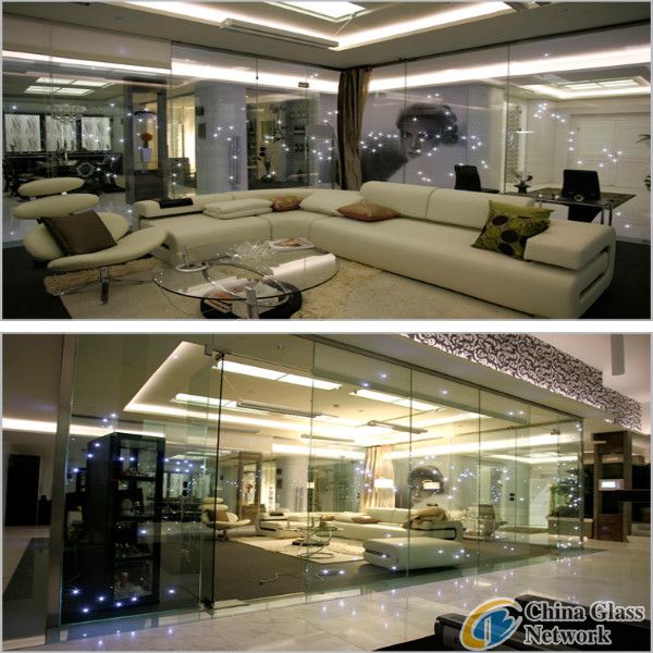 transparent infrared led glass