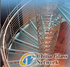 top quality slip-proof glass stair