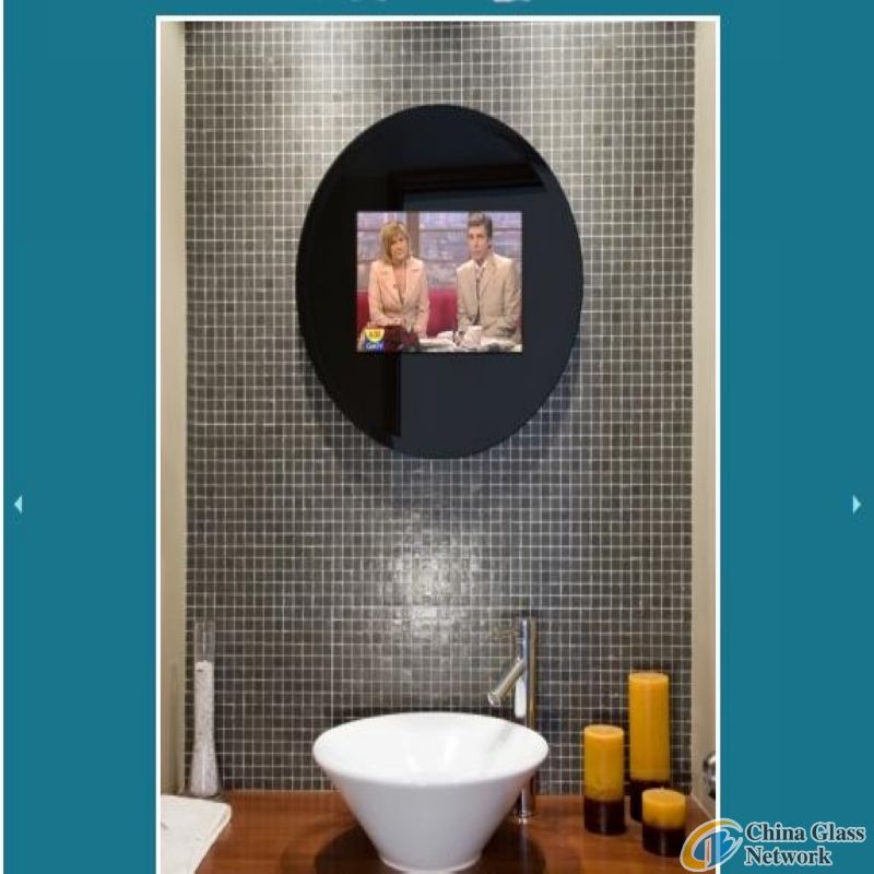 2015 modern design oval bathroom decorative mirror