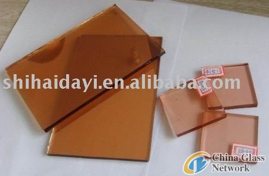 5mm golden bronze float glass/golden bronze tinted glass