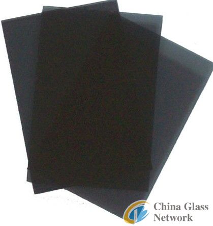 Dark grey float glass