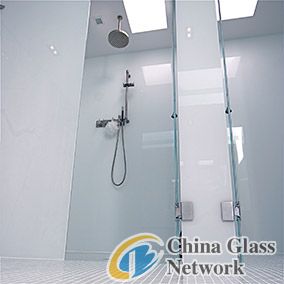 Tempered shower glass