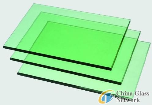 4mm Dark green float glass