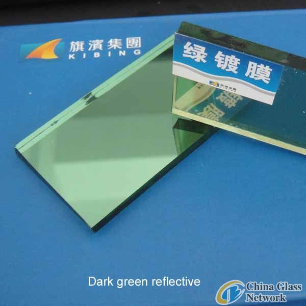 5.5mm dark green reflective glass