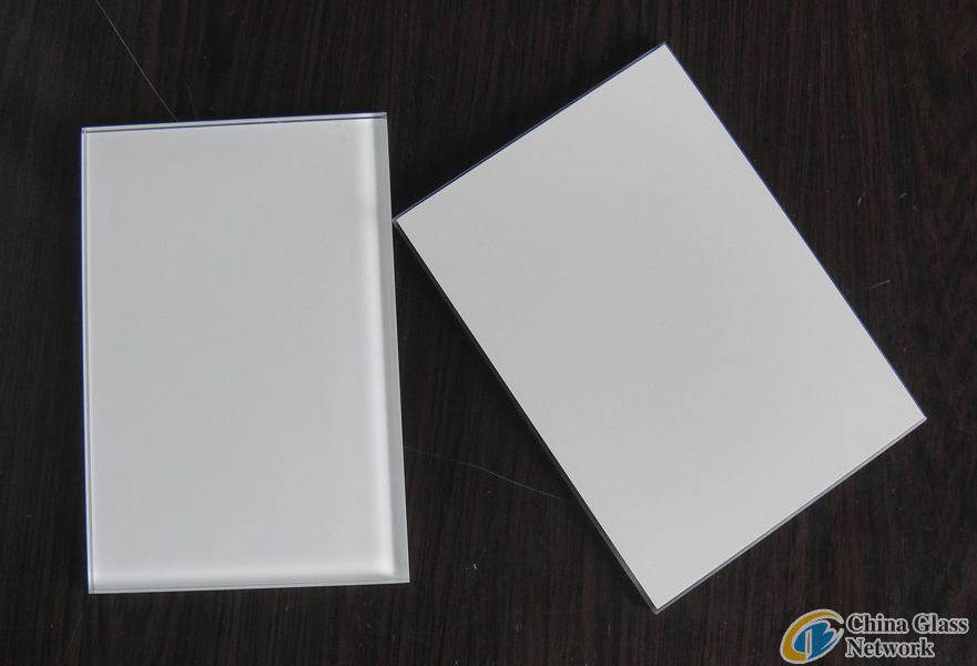 white painted ultra clear glass mirror