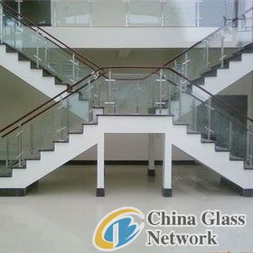 4-19mm tempered glass for stairs