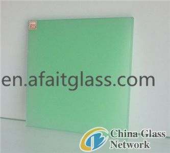 Green float glass