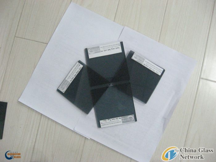 dark gray float glass