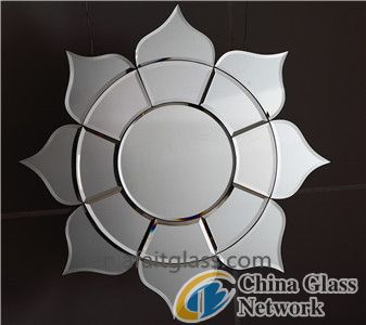 Decorative bar coloured wall mirror，YFT-006