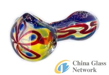 Hot selling glass smoking hand pipe