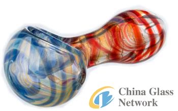 Glass pipe for health smoking hand pipe