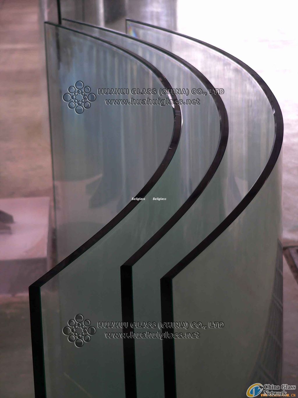 19mm Curved Temperd glass