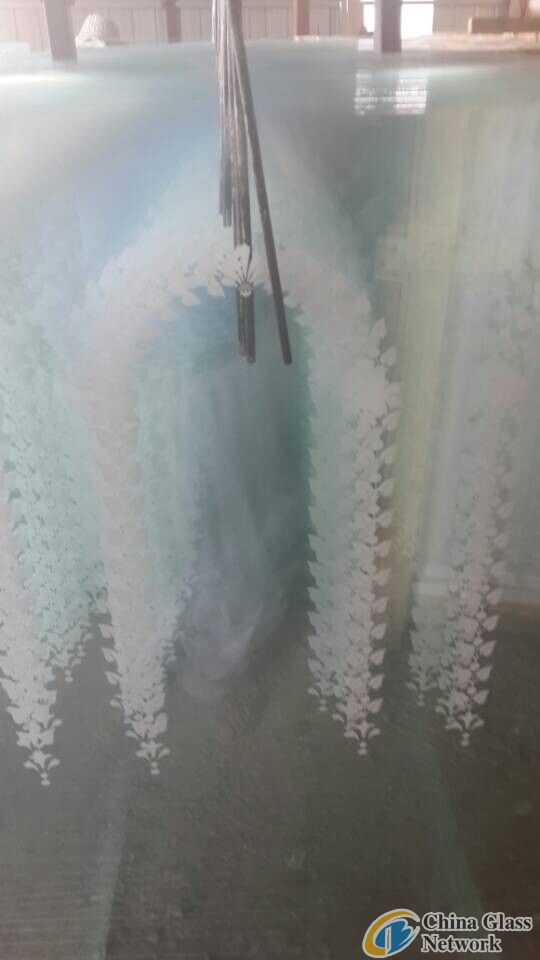 2mm Clear Silk Screen Mirror Glass