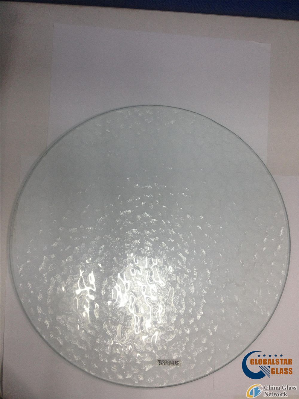 water patterned toughed glass