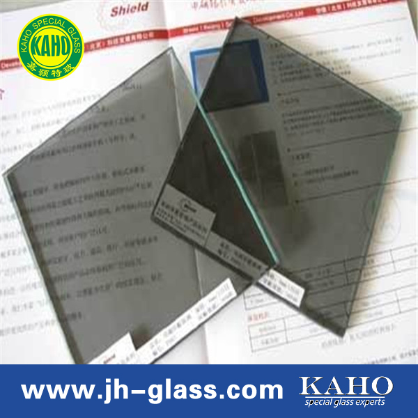 metal mesh laminated shielded glass