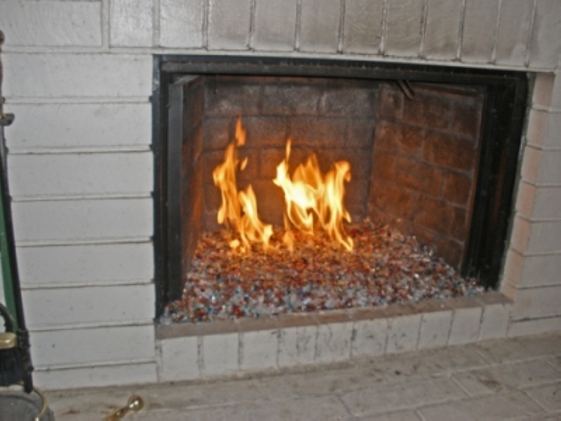 ceramic glass for fireplace