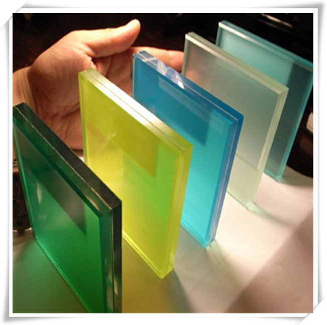 colored laminated glass