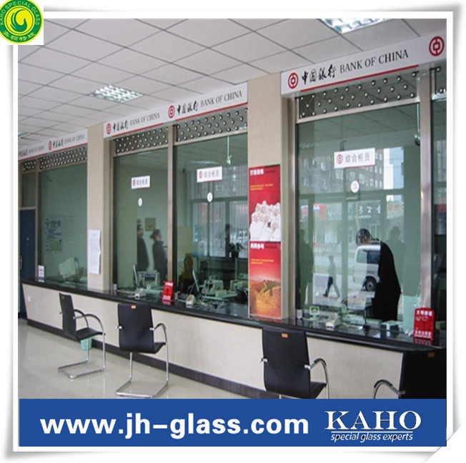 25mm bullet-proof glass for bank