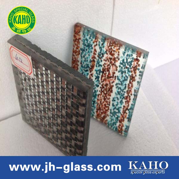 artistic wire laminated glass