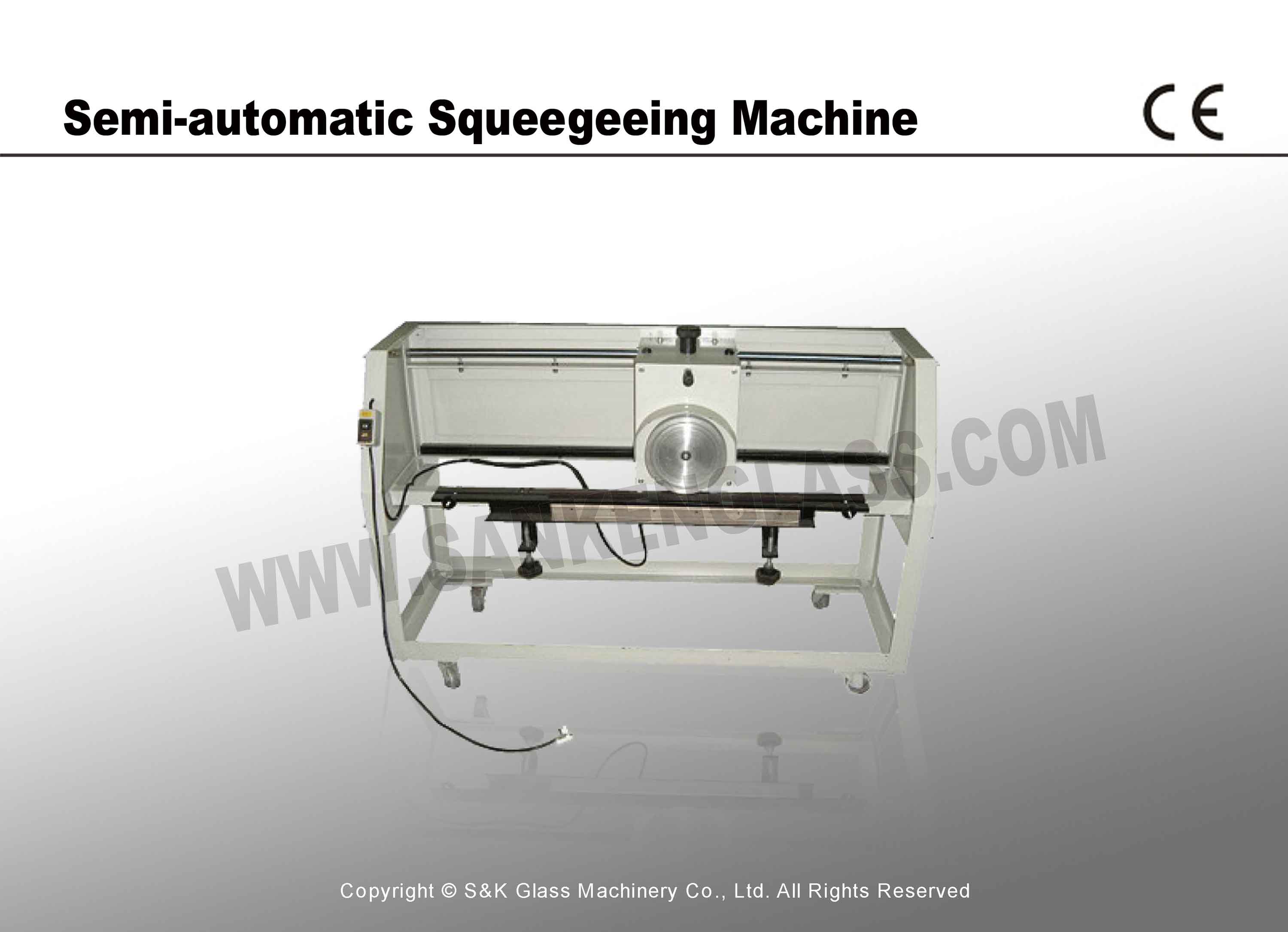 Semi-automatic Squeegee Grinding Machine