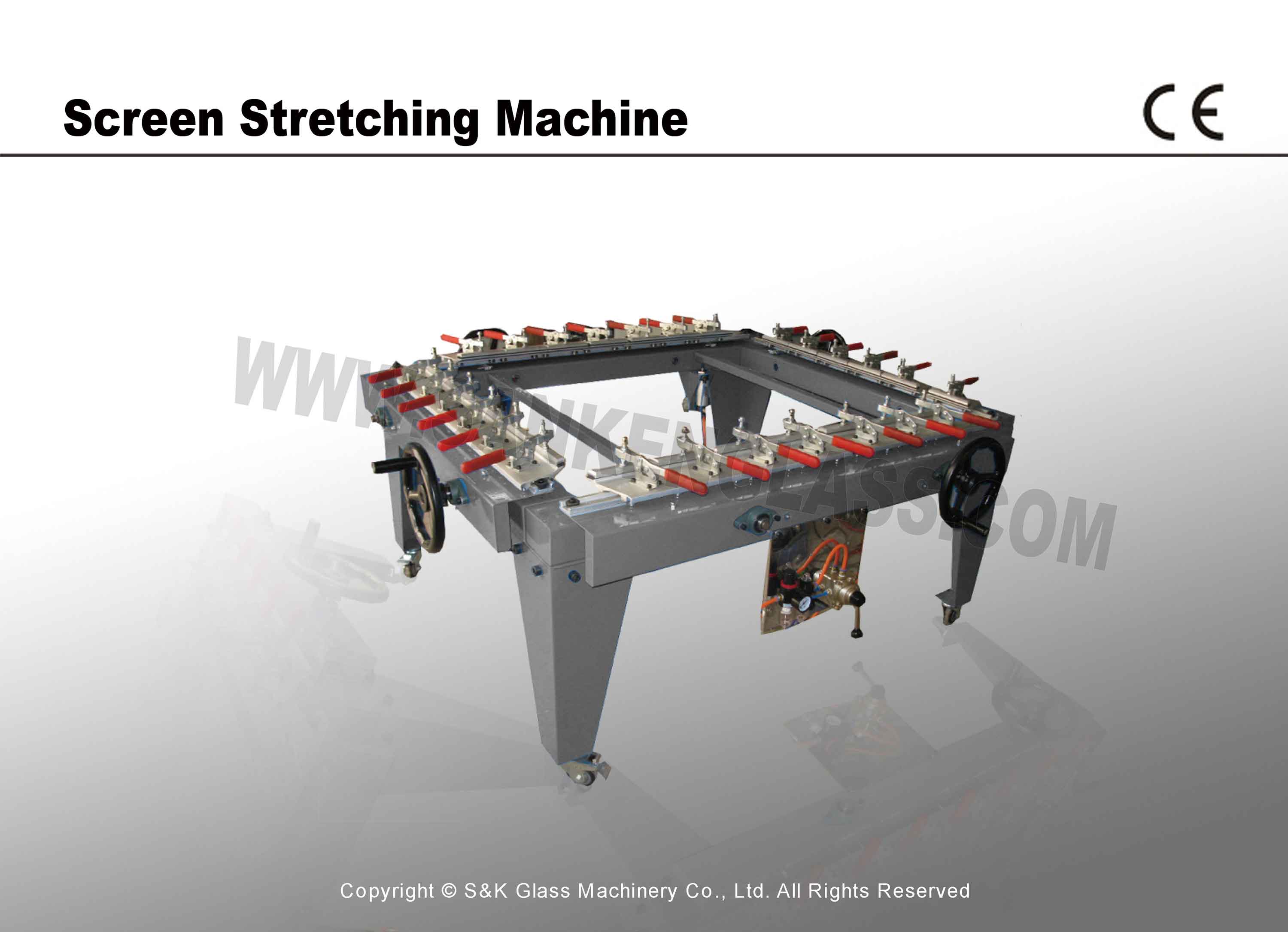 Silk Screen Mesh Stretching Machine