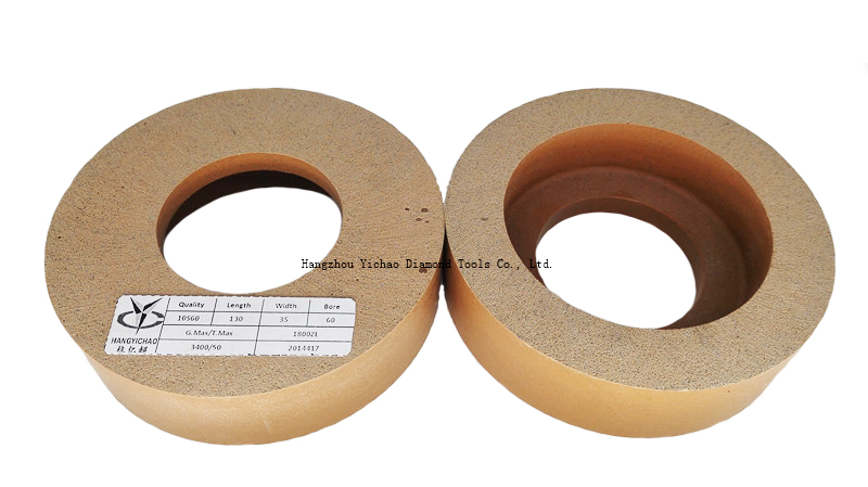 Chamfering polishing wheel