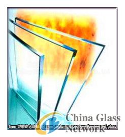 6mm fire-resistant glass