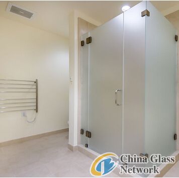 6-12mm frosted Bathroom glass