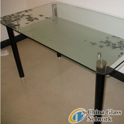 Desk tempered glass